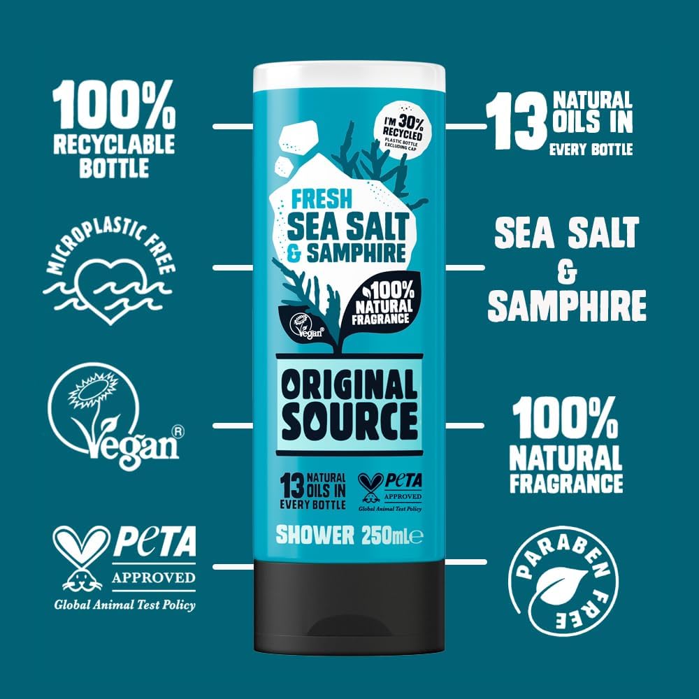 Original Source Fresh Sea Salt And Samphire Shower Gel 250ml