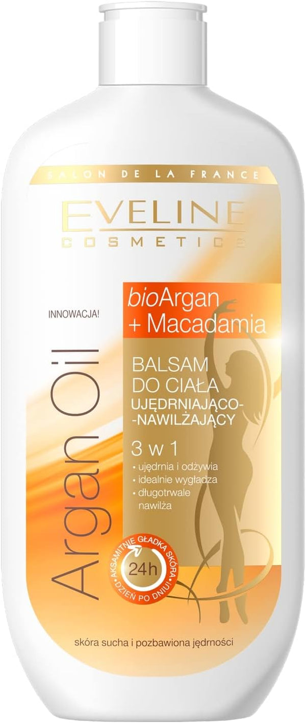 Eveline Argan Oil 3 In 1 Firming Moisturising Body Lotion 350ml