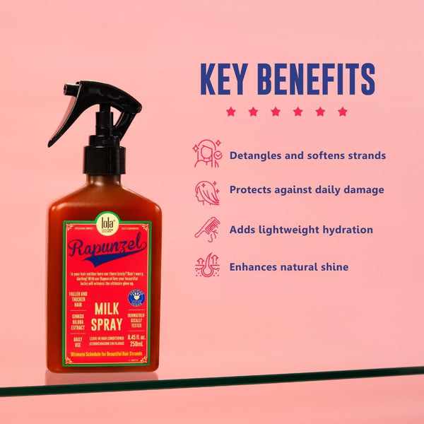 Lola Cosmetics Rapunzel Leave In Conditioner Milk Spray 250ml - Afro Hair Boutique