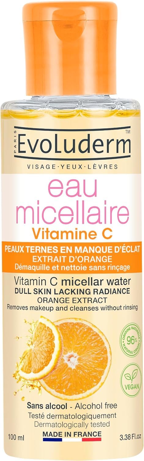 Evoluderm Vitamin C Micellar Water 100ml / 500ml - Afro Hair Boutique