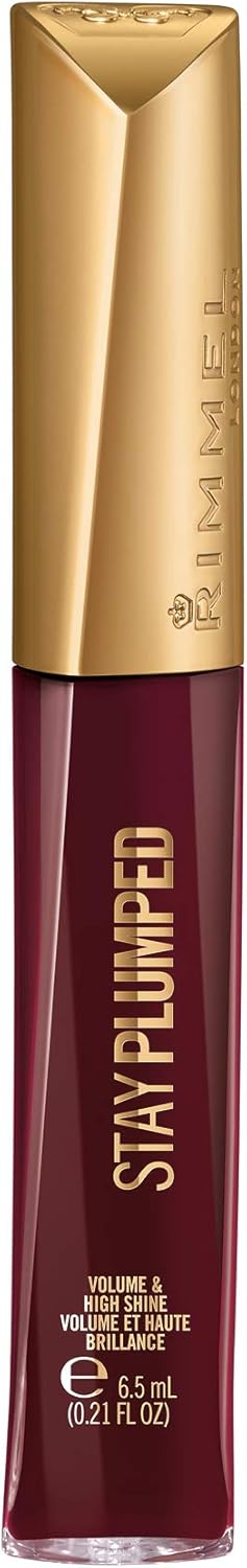 Rimmel Oh My Gloss Plump Lip Gloss 841 Bittersweet Plum 6.5ml