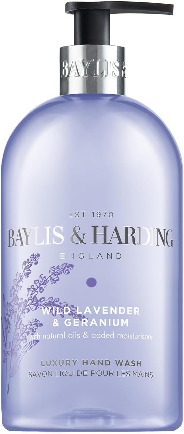 Baylis And Harding Wild Lavender And Geranium Luxury Hand Wash 500ml