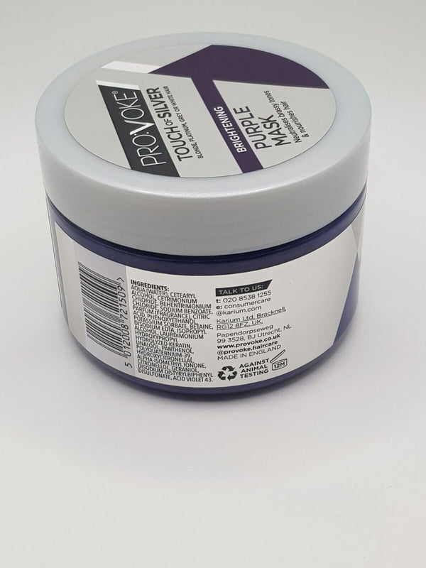 Provoke Touch Of Silver Brightening Purple Mask 300ml