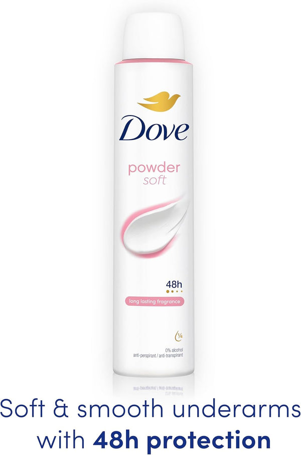 Dove Powder Soft 48H Anti Perspirant Spray 200ml