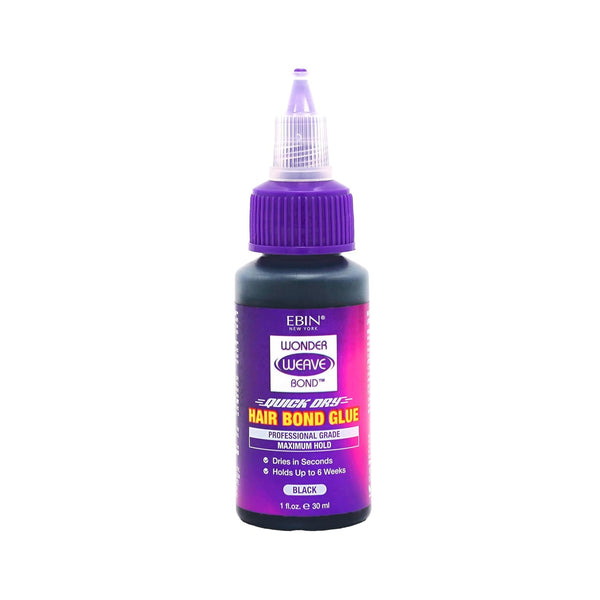 EBIN New York Wonder Weave Bond Hair Bond Glue Black 30ml / 60ml / 120ml - Afro Hair Boutique