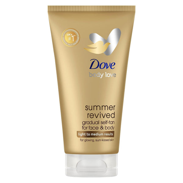 Dove Summer Revived Gradual Self Tan Face Cream For Light To Medium 75ml - Afro Hair Boutique