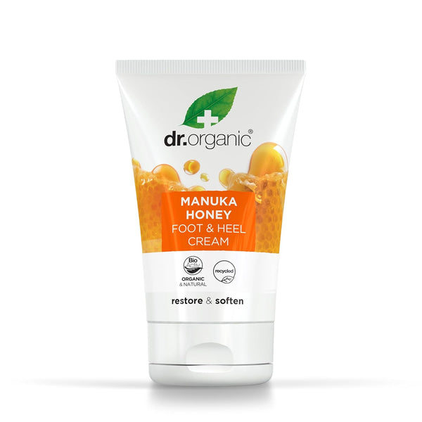 Dr Organic Manuka Honey Restore And Soften Foot And Heel Cream 125ml