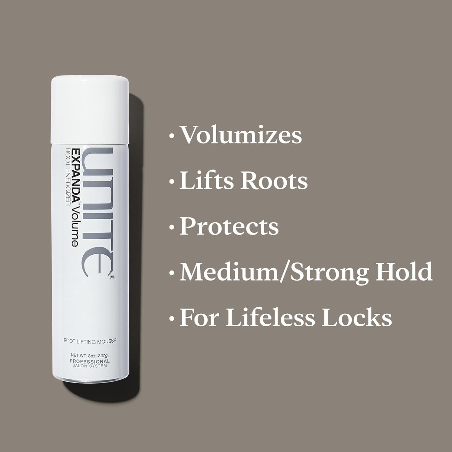 Unite Hair Expanda Volume Root Energizer Root Lifting Mousse 227g