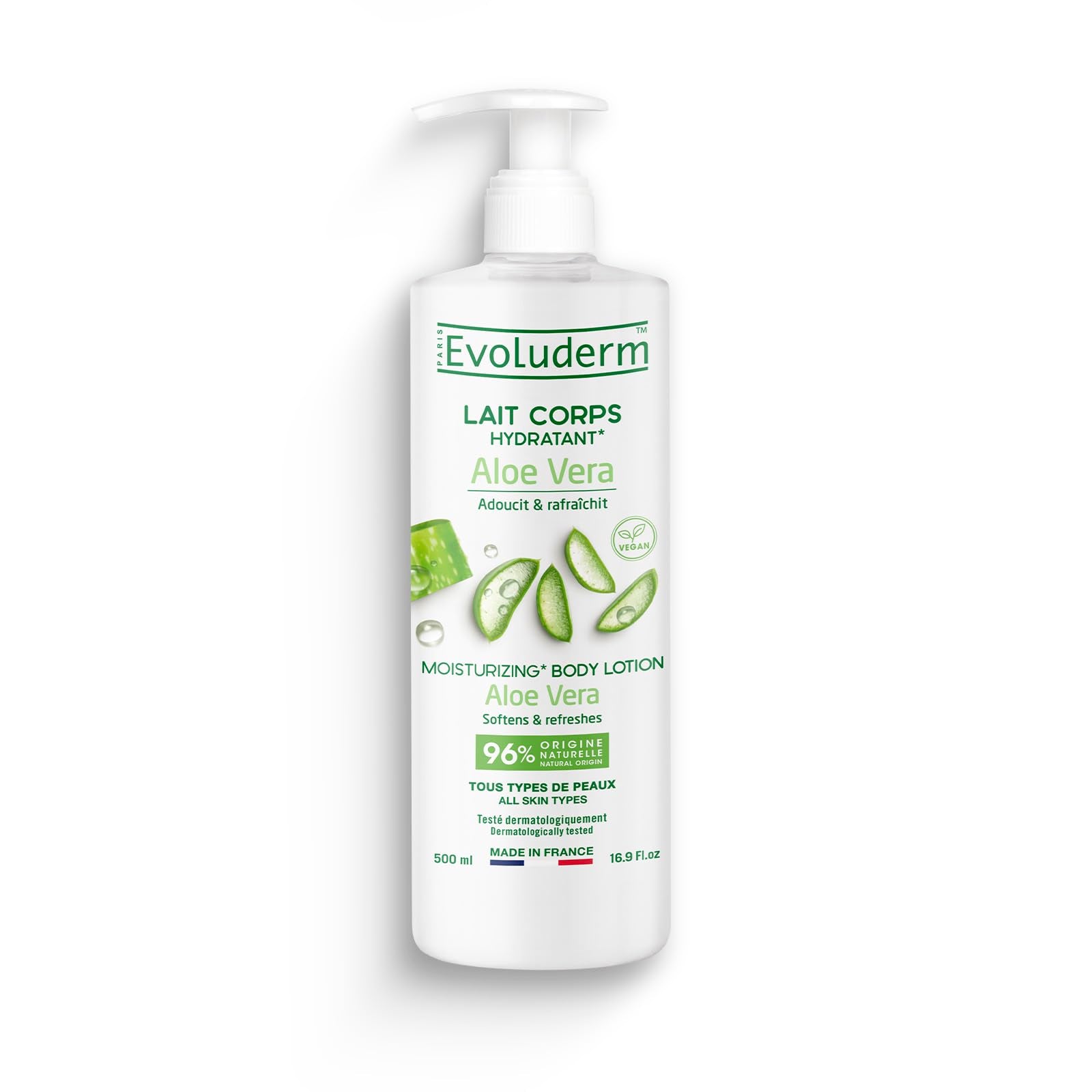 Evoluderm Moisturizing Aloe Vera Body Lotion 500ml