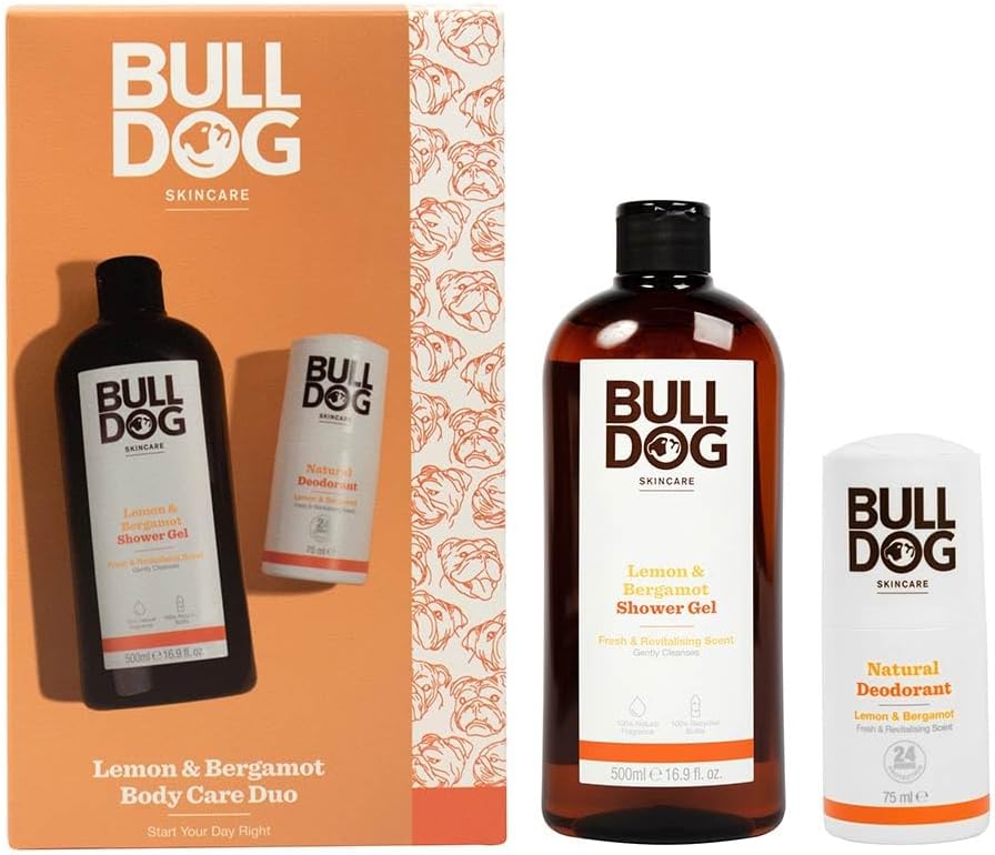 Bulldog Lemon And Bergamot Start Your Day Bodycare Duo