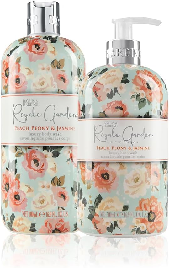 Baylis And Harding Royale Garden Peach Peony And Jasmine Luxury Body Wash 500ml - Afro Hair Boutique
