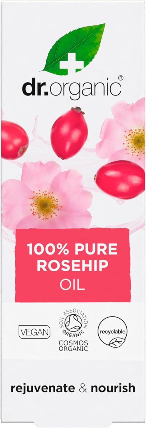 Dr Organic Organic Rejuvenate And Nourish Pure Rosehip Oil 50ml