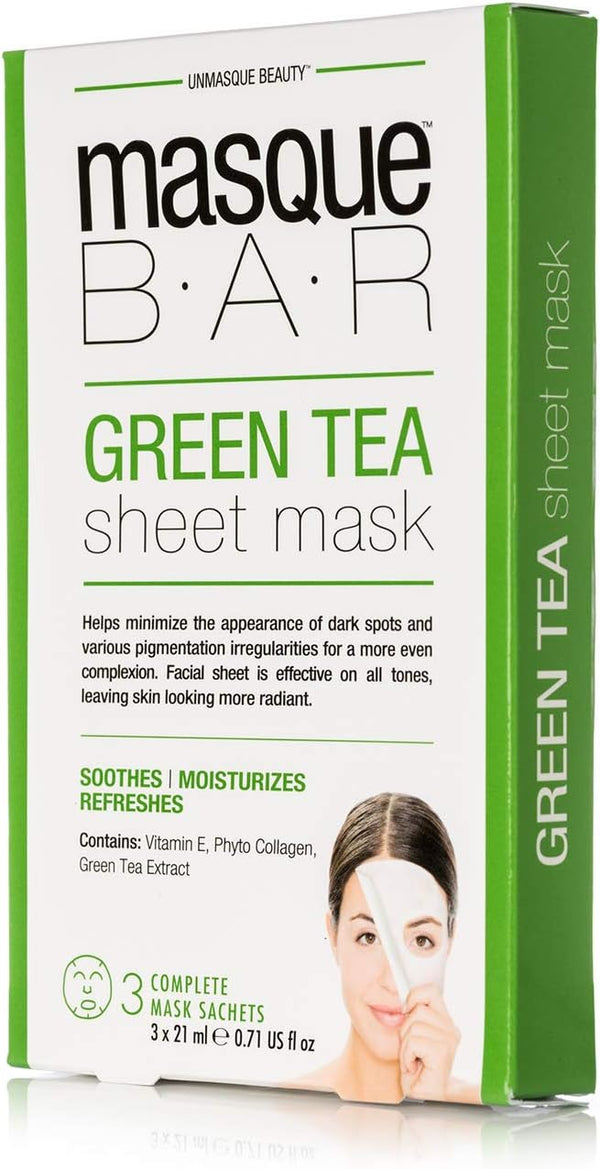Masque Bar Green Tea Sheet Mask 21ml