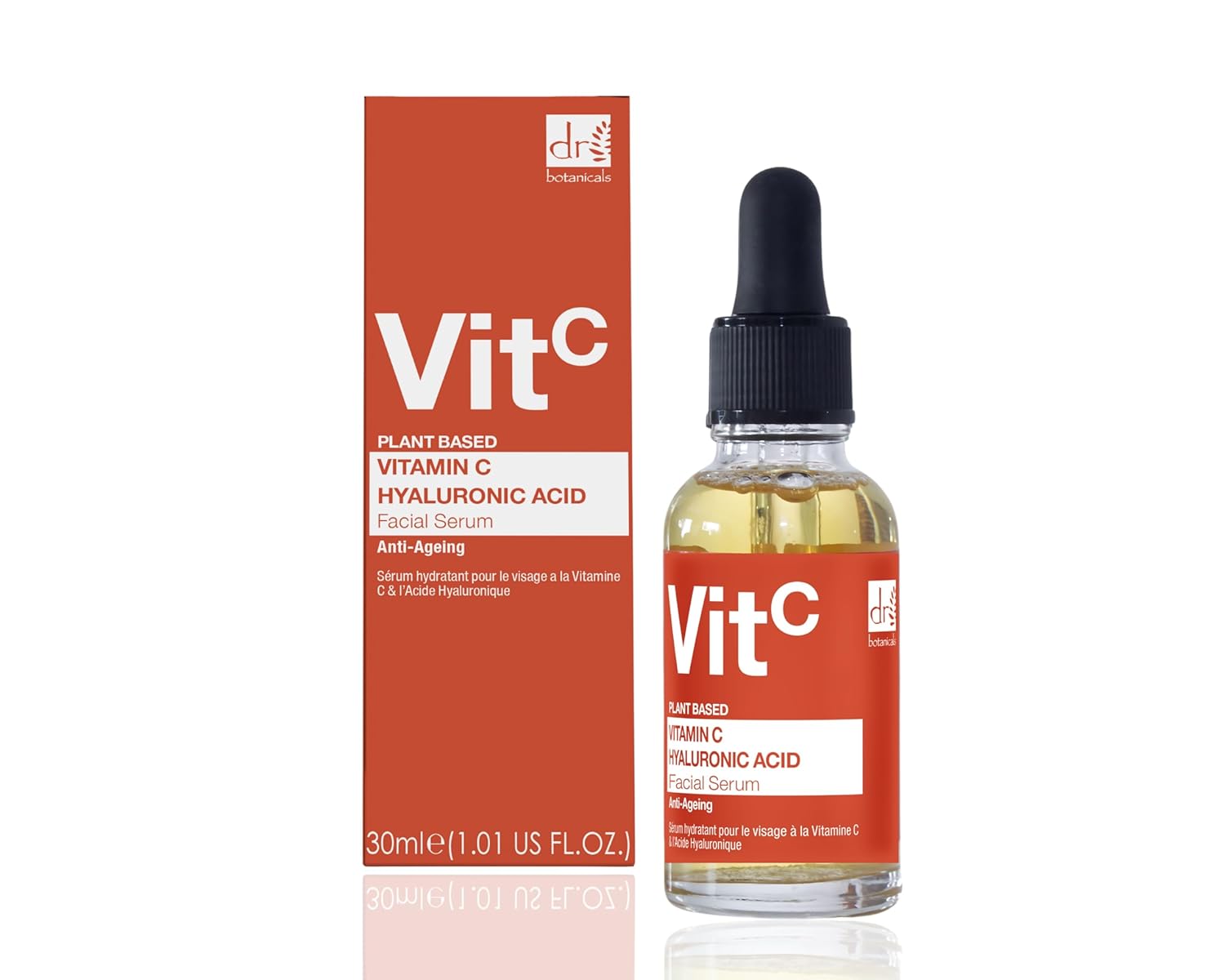 Dr Botanicals Vit C Plant Based Vitamin C Hyaluronic Acid Facial Serum 30ml