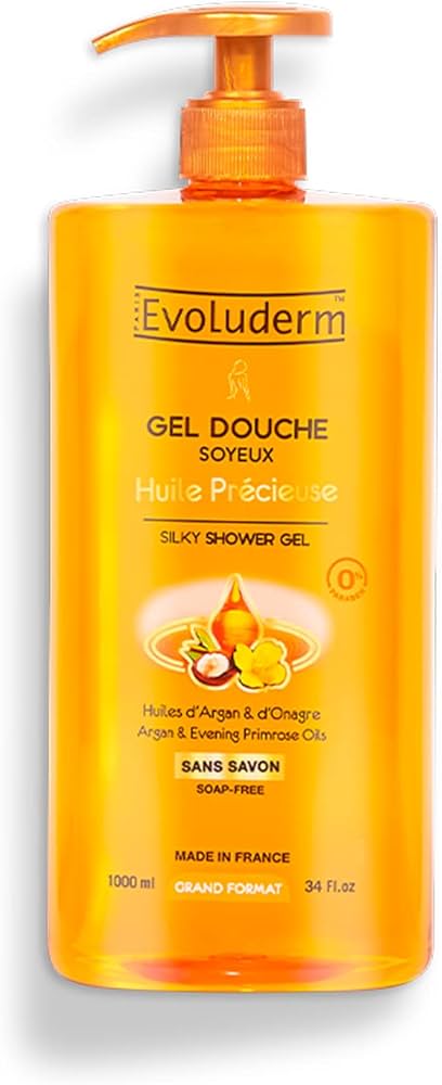 Evoluderm Argan Silky Shower Gel 500ml / 1000ml - Afro Hair Boutique
