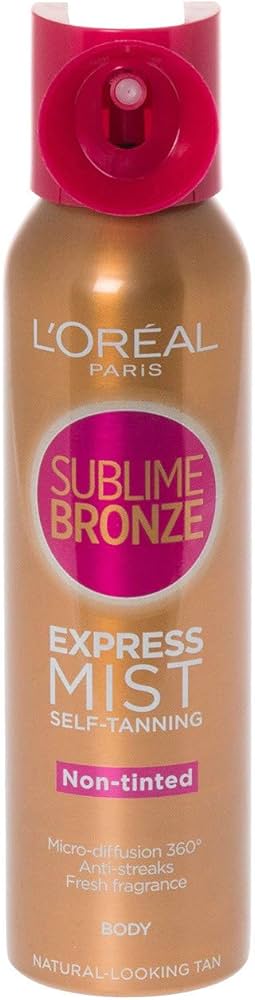 Loreal Paris Sublime Bronze Express Pro Self Tanning Dry Mist 75ml / 150ml - Afro Hair Boutique