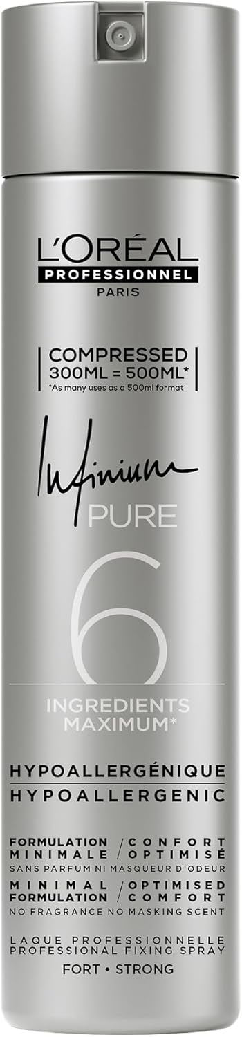 Loreal Infinium Pure 6 Ingredients Maximum Extra Strong Spray 300ml - Afro Hair Boutique