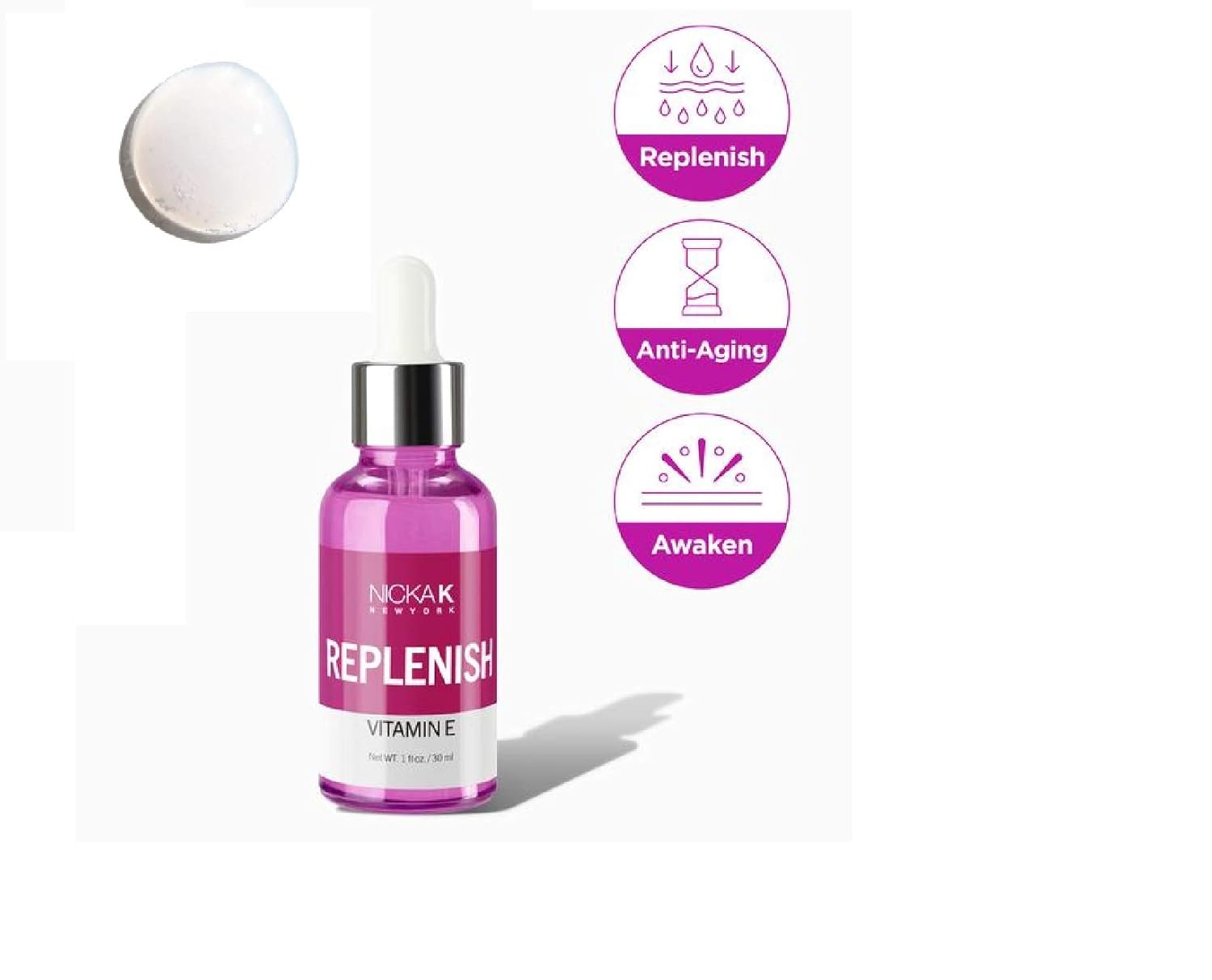 NICKA K NEWYORK Nicka K Replenish Vitamin E Ampoule Serum 30ml