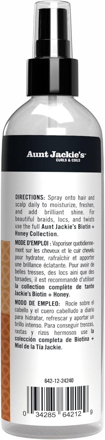Aunt Jackie Oh So Strong Shine Biotin Honey Boosting Moisturiser 354ml - Afro Hair Boutique