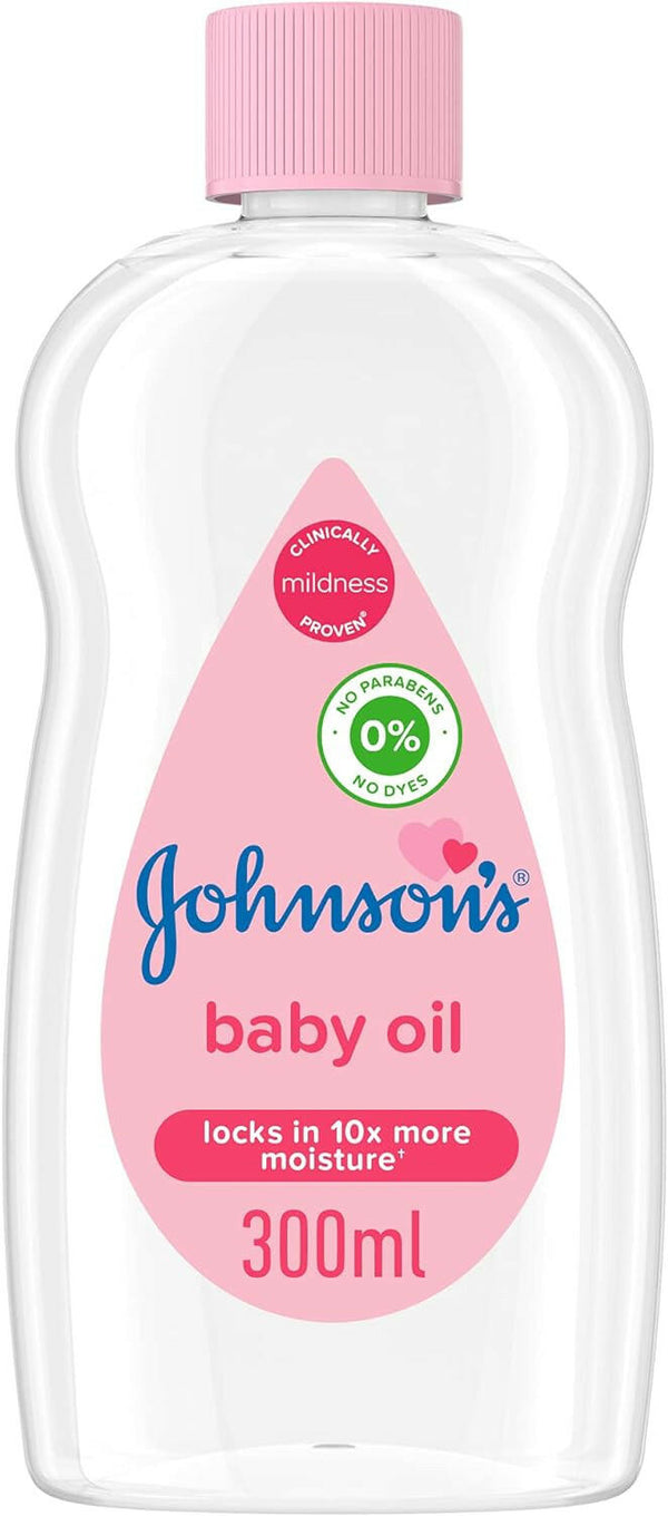 Johnson And Johnson Johnsons Baby Oil 300ml / 500ml - Afro Hair Boutique