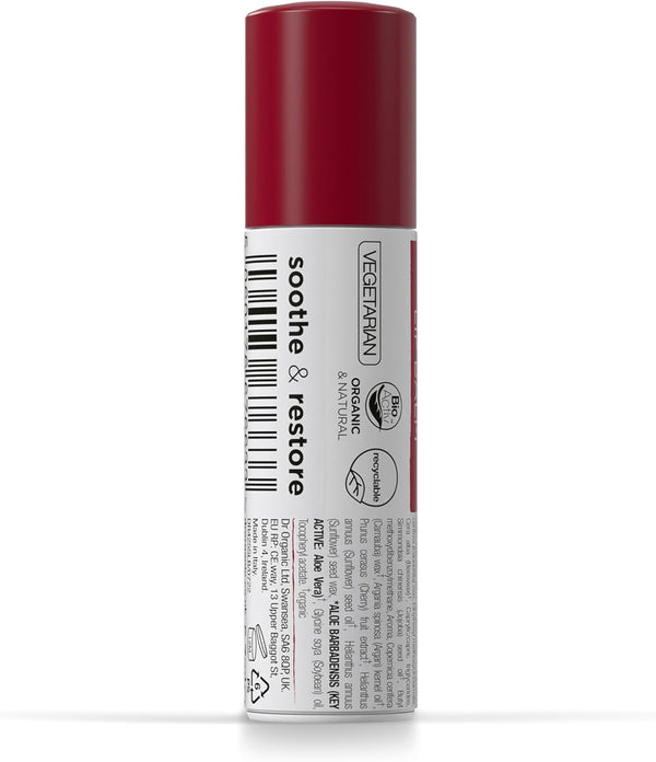 Dr Organic Plus Aloe Vera Cherry Lip Balm 5.7ml