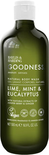 Baylis And Harding Goodness Lime Mint And Eucalyptus Natural Body Wash 500ml