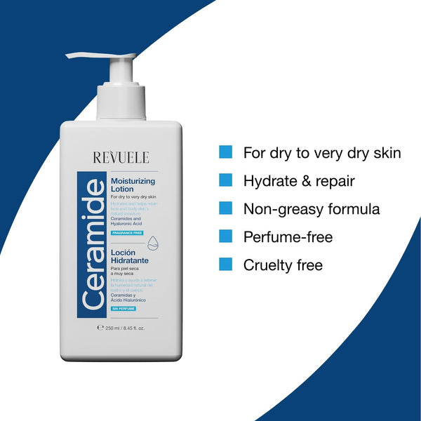 Revuele Ceramide Moisturizing Lotion 250ml - Afro Hair Boutique