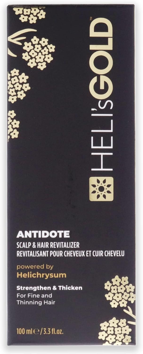 Helis Gold Antidote Scalp And Hair Revitalizer With Helichrysum 50ml / 100ml