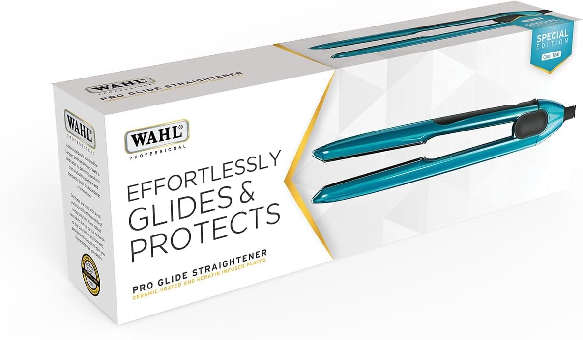 Wahl Pro Glide Ceramic Straightener Cool Teal