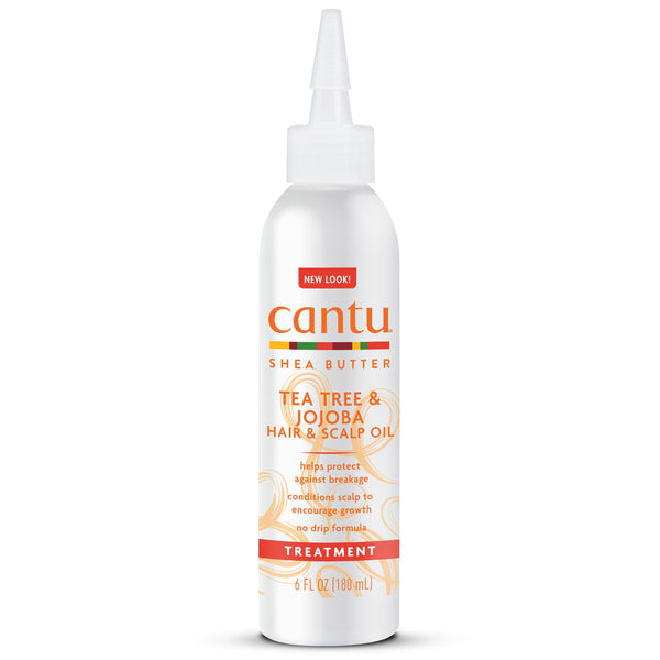 Cantu Shea Butter Tea Tree And Jojoba Hair And Scalp Oil 180ml - Afro Hair Boutique