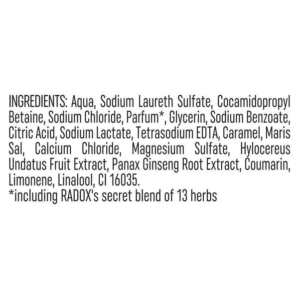 Radox 100% Nature Inspired Fragrances Muscle Therapy Bath Soak 500ml - Afro Hair Boutique