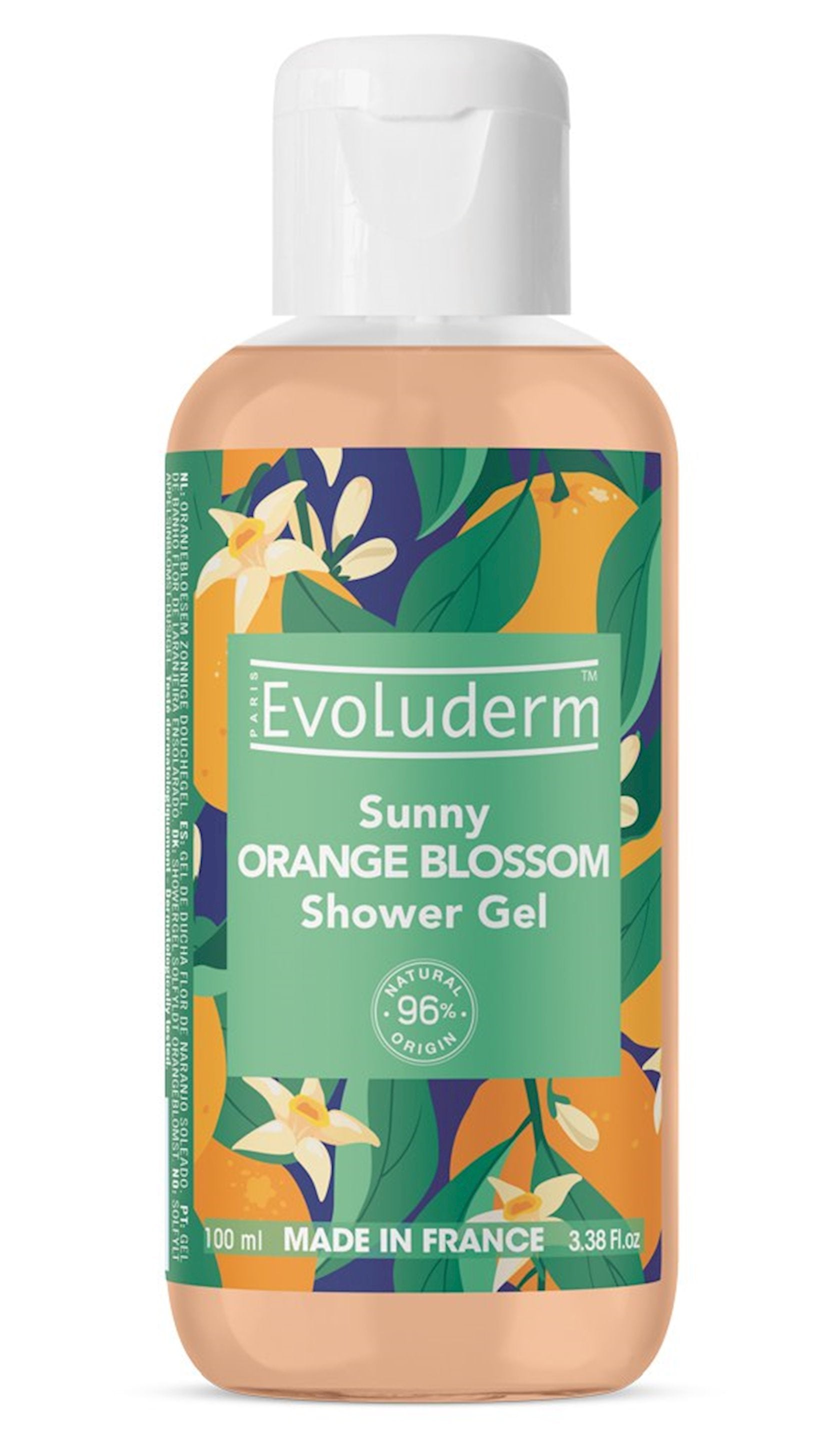 Evoluderm Orange Blossom Shower Gel 100ml / 500ml