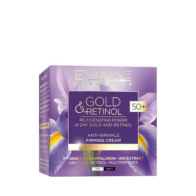 Eveline Gold Retinol Anti Wrinkle Firming Cream 50 Plus 50ml