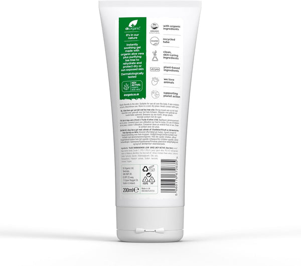 Dr Organic Bioactive Skincare Organic Aloe Vera Gel With Tea Tree And Arnica