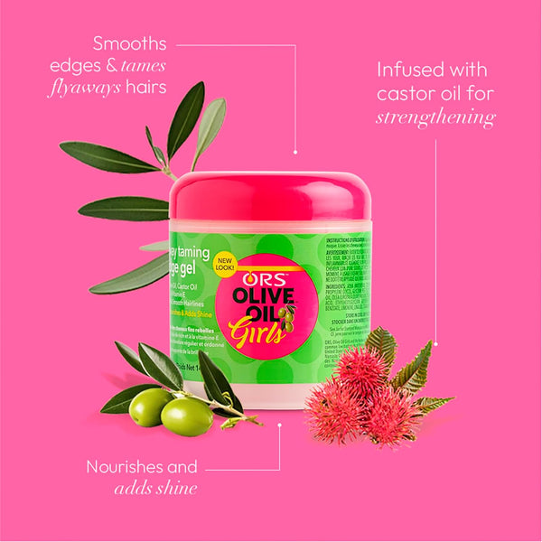 Organic Root Stimulator ORS Olive Oil Girls Fly Away Taming Gel 142g - Afro Hair Boutique