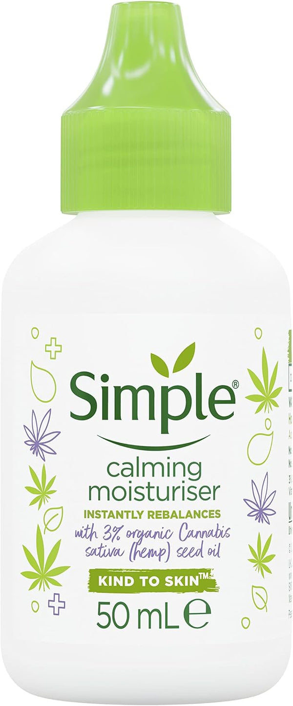 Simple Calming Moisturiser Skin Cream 50ml - Afro Hair Boutique