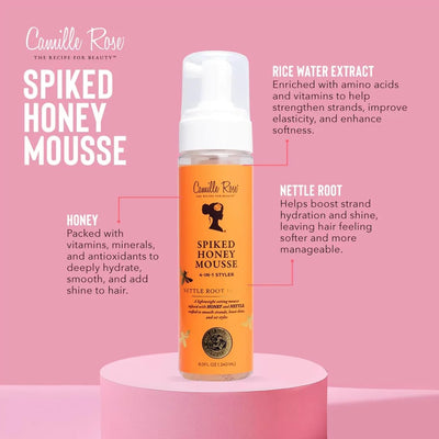 Camille Rose Naturals Camille Rose Spiked Honey 4 In 1 Styler Mousse 240ml