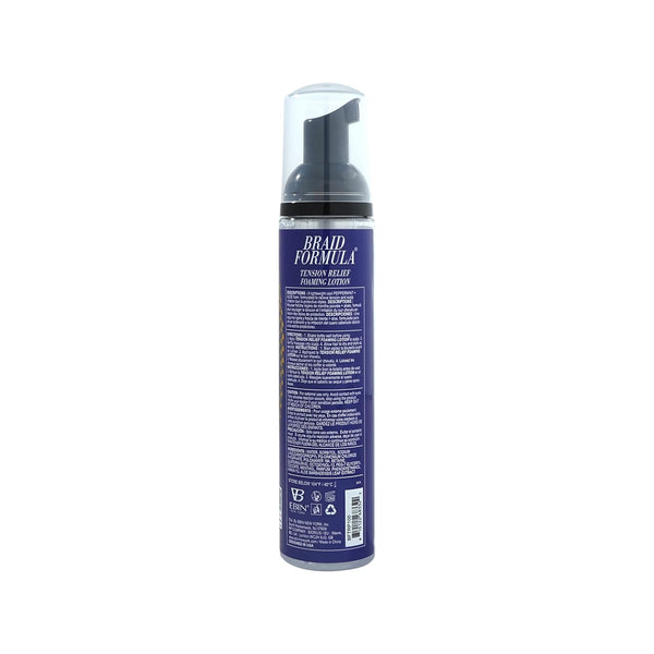 EBIN NewYork Braid Formula Tension Relief Foaming Lotion Peppermint & Aloe 250ml