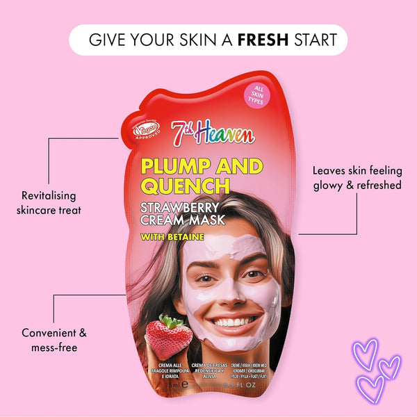 Montagne Jeunesse 7Th Heaven Plump And Quench Strawberry Cream Mask