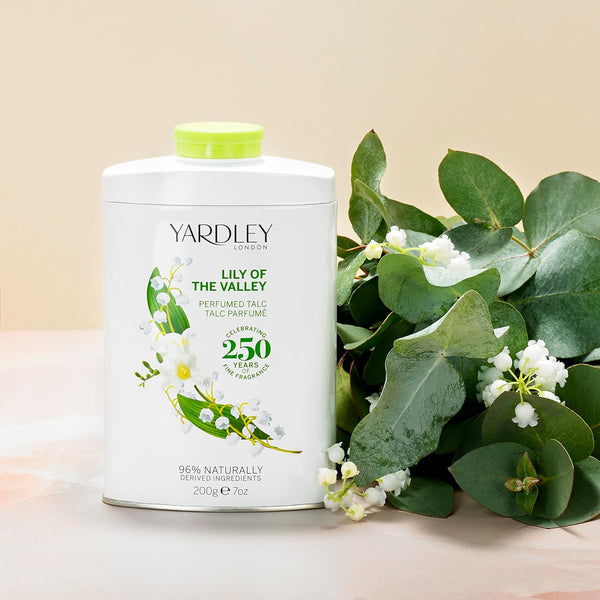 Yardley Lily Of The Valley Perfumed Body Powder 50g / 200g - Afro Hair Boutique