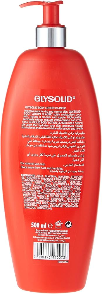 Glysolid Classic Body Lotion 250ml / 500ml - Afro Hair Boutique