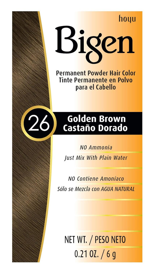 Bigen Hair Dye Permanent Powder Hair Colour 6g All Colours - Afro Hair Boutique
