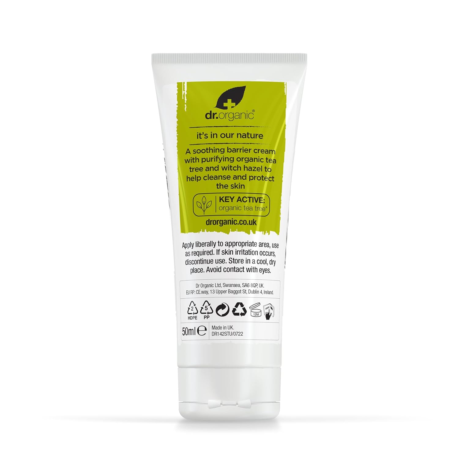 Dr Organic Bioactive Skincare Organic Tea Tree Cream 50ml