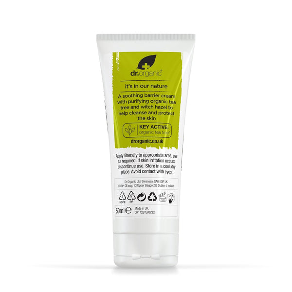 Dr Organic Bioactive Skincare Organic Tea Tree Cream 50ml - Afro Hair Boutique