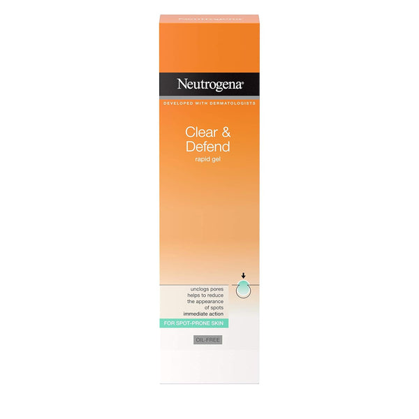 Johnson And Johnson Neutrogena Clear And Defend Oil Free Rapid Gel 15ml - Afro Hair Boutique