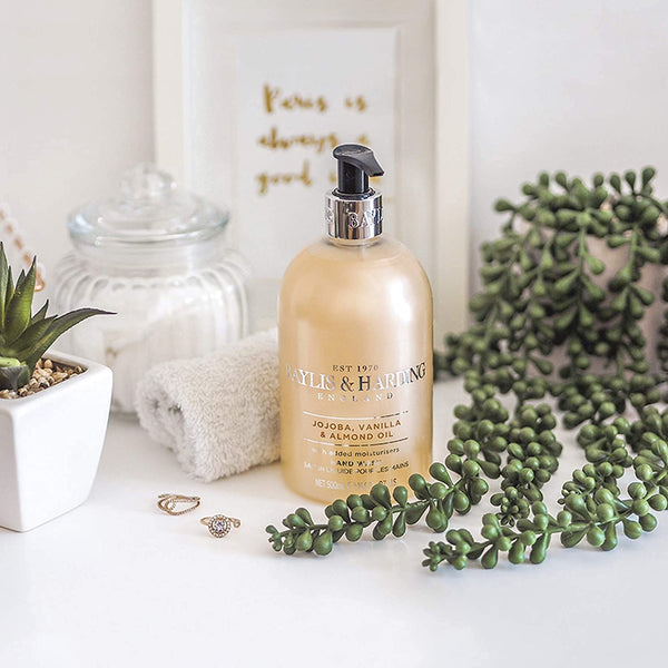 Baylis And Harding Baylis Jojoba Vanilla And Almond Oil Hand Wash 500ml - Afro Hair Boutique