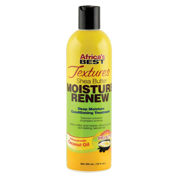Africas Best  Textures Shea Butter Moisture Renew Conditioning Treatment 355ml - Afro Hair Boutique