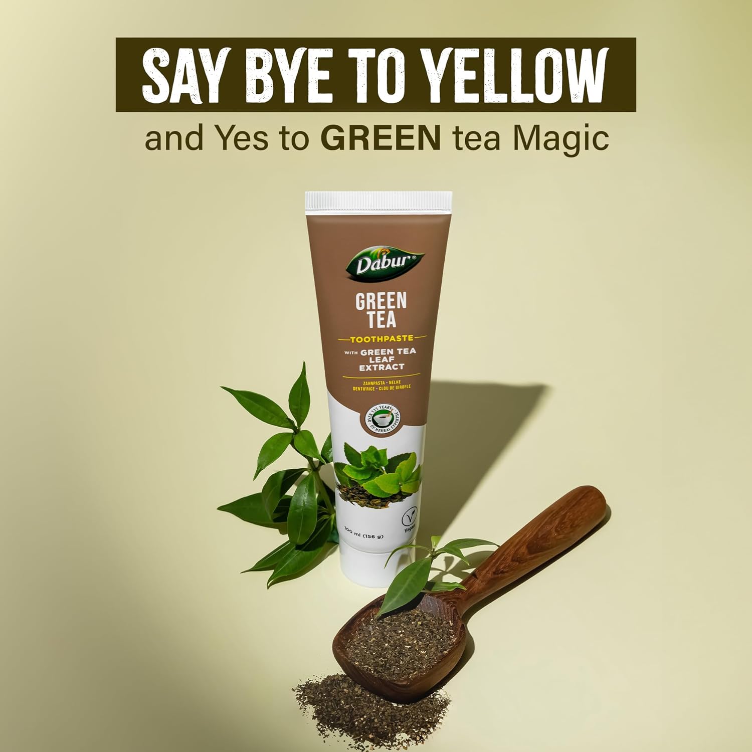 Dabur Green Tea Toothpaste With Green Tea Leaf Extract 100ml