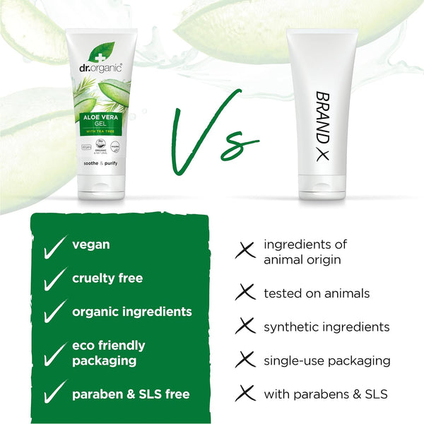Dr Organic Bioactive Skincare Organic Aloe Vera Gel With Tea Tree And Arnica