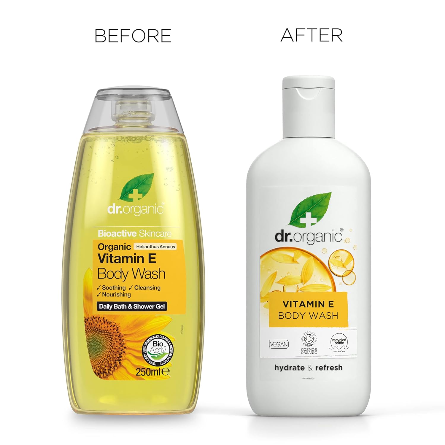 Dr Organic Hydrate And Restore Vitamin E Body Wash 250ml